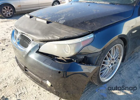 2005 BMW 545I из США, поврежденный, VIN WBANB335X5CN63441